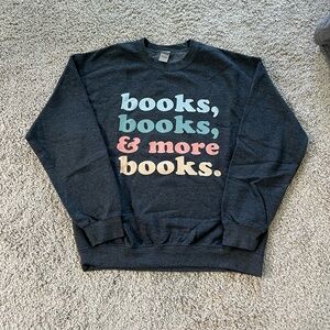 Cute books crewneck sweatshirt
